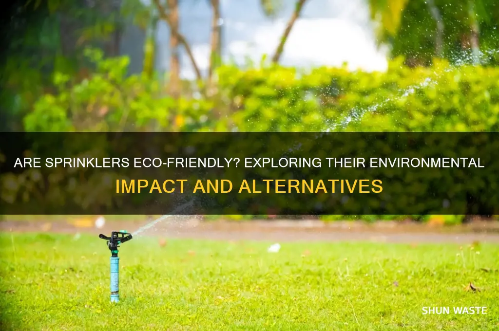 are sprinklers bad for the environment