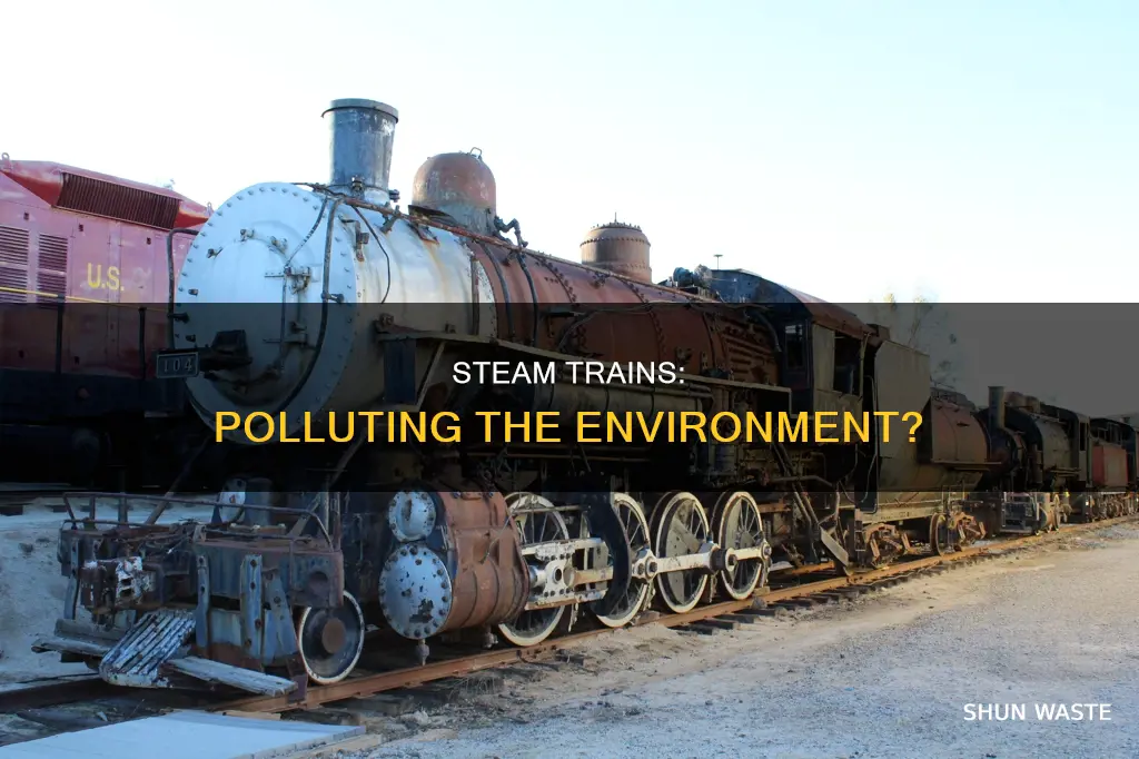 are steam trains more polluting