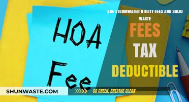 Stormwater and Solid Waste Fees: Are They Tax Deductible?