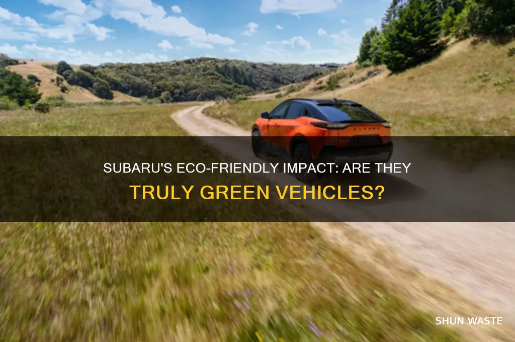 are subarus good for the environment