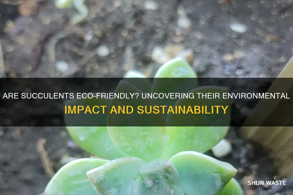 are succulents bad for the environment