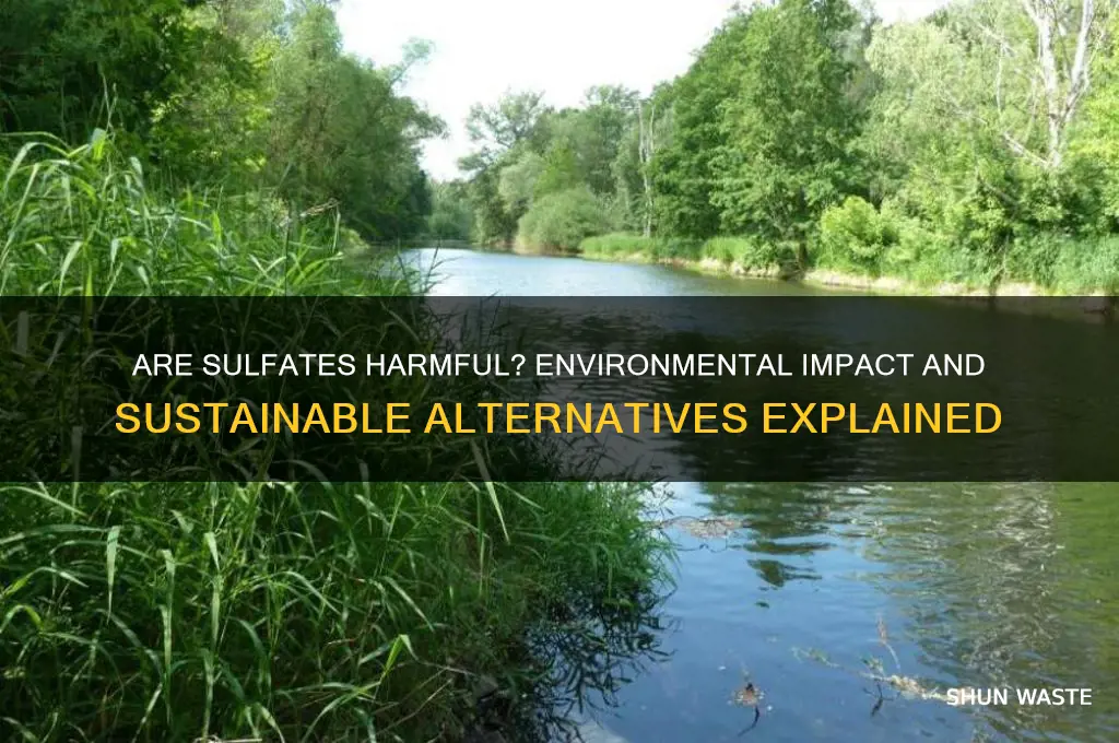 are sulfates bad for the environment