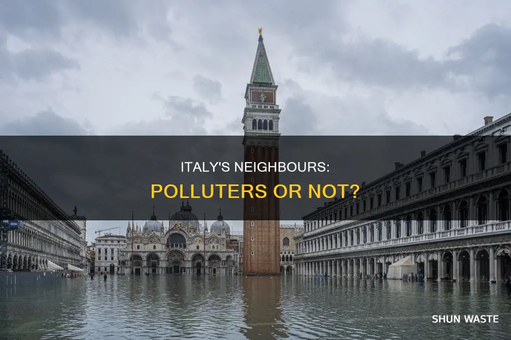 are surrounding countries of italy heavy polluters