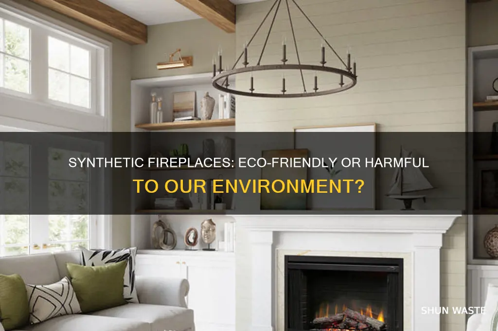 are synthetic fireplaces bad for the environment