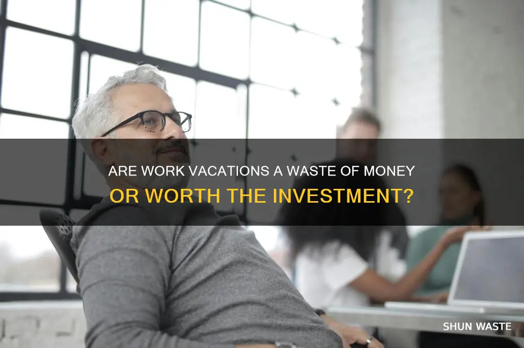 are taking vacations from work wasting money