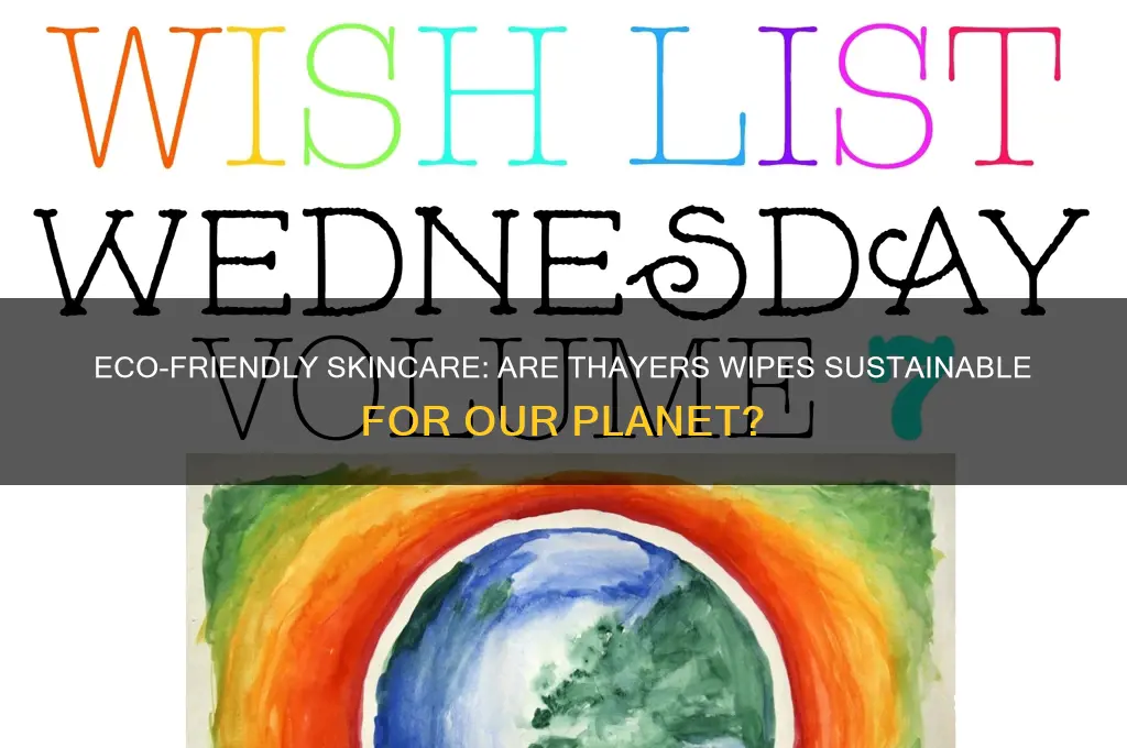are thayers wipes good for environment