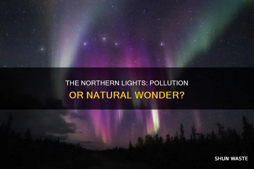 are the northern lights pollution