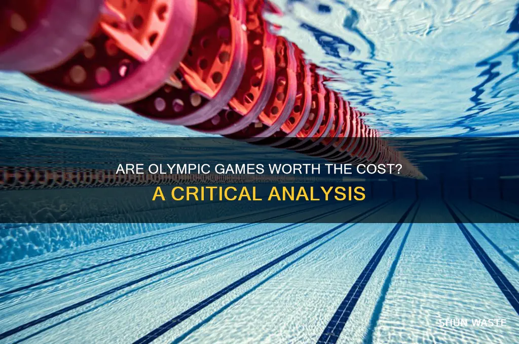 are the olympic games a waste of money essay
