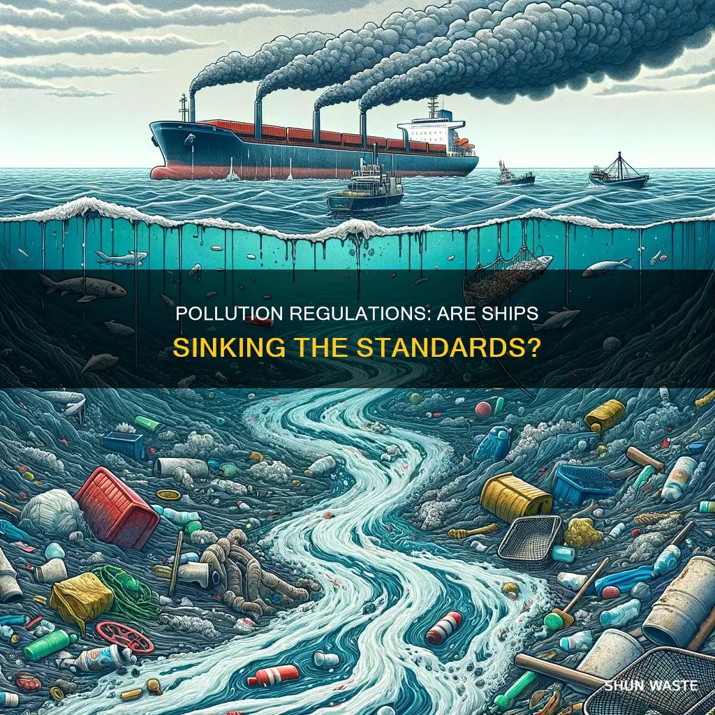 are the pollution regulations on ships working