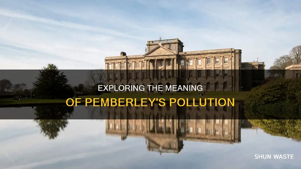 are the shades of pemberley to be thus polluted meaning