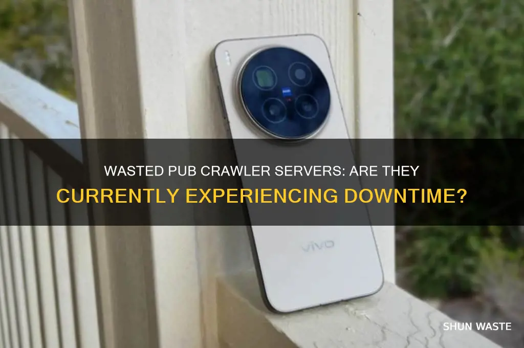are the wasted pub crawler servers down