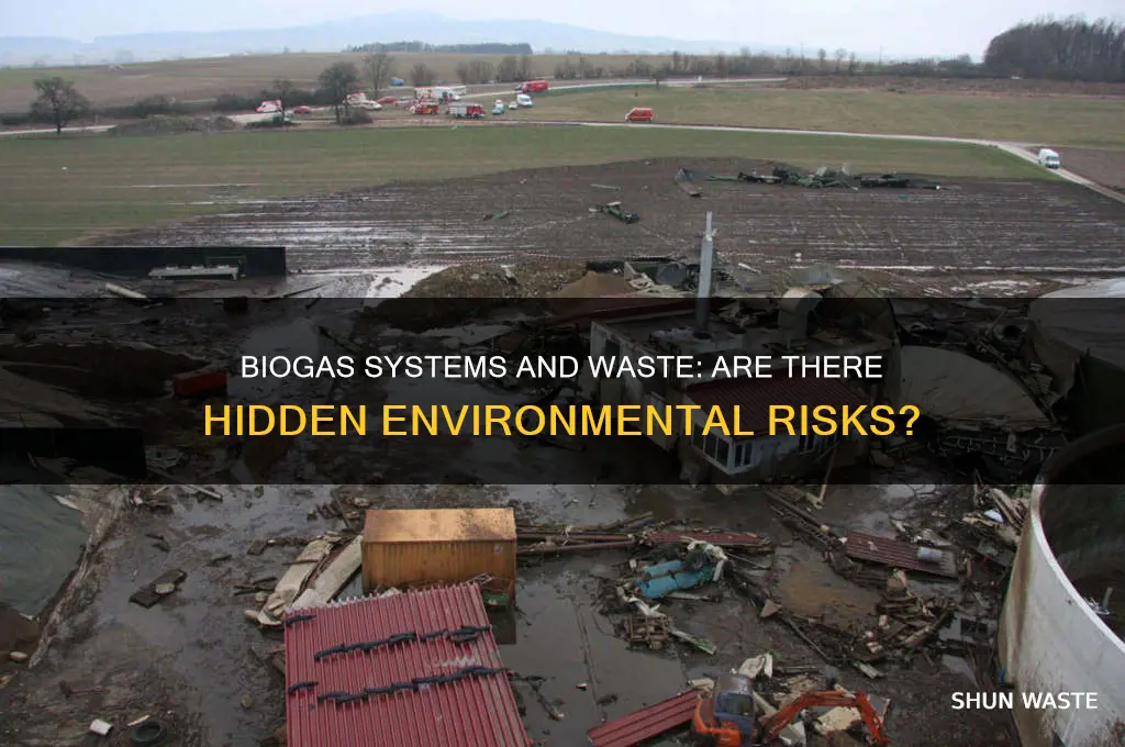 are their any harmful wastes produces by biogas systems