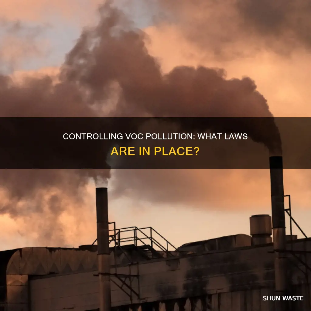 are there any laws to control volatile organic compound pollution