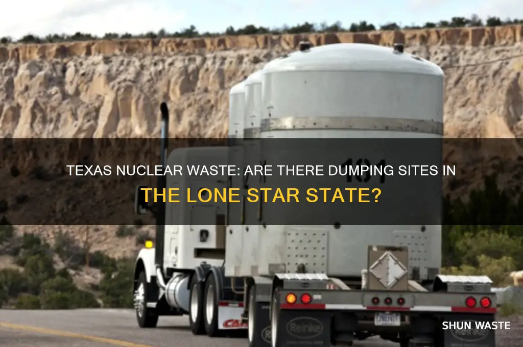 are there any nuclear waste dumping sites in texas