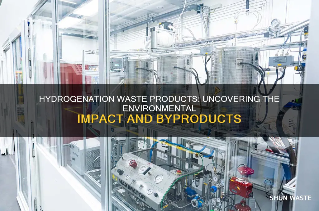 are there any waste products from hydrogenation