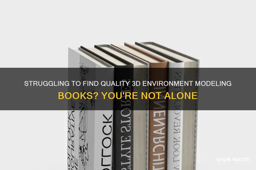 are there no good 3d environment modeling books