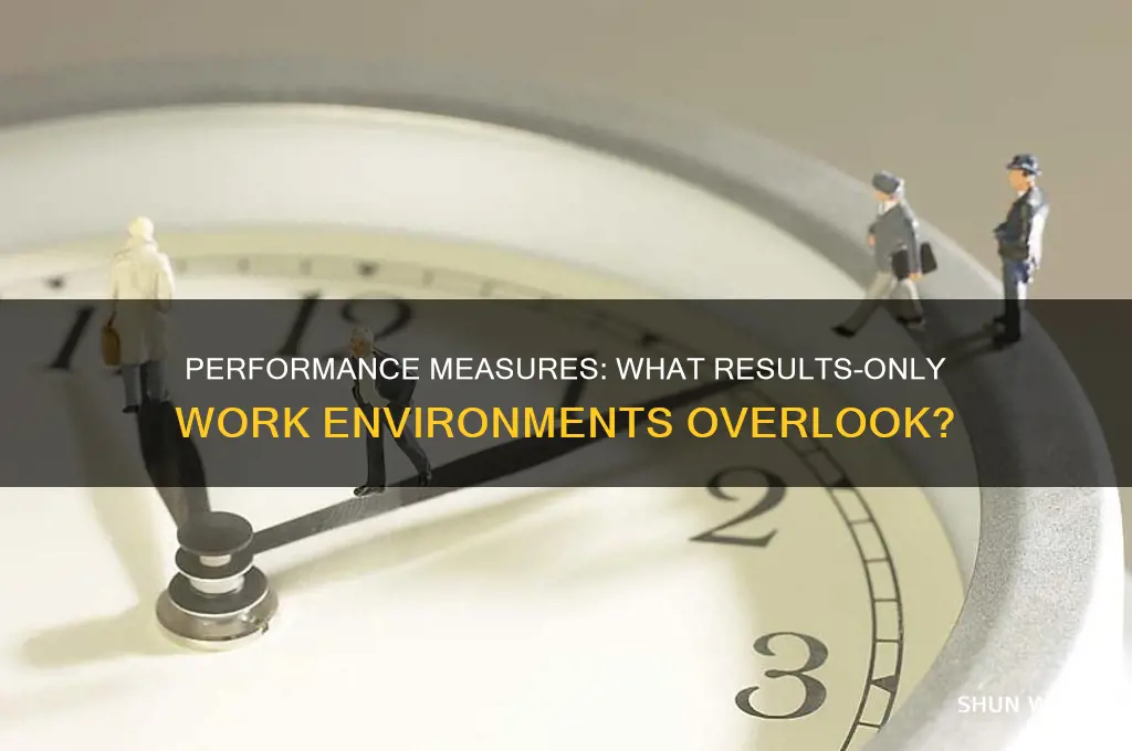 are there performance measures results only work environment misses