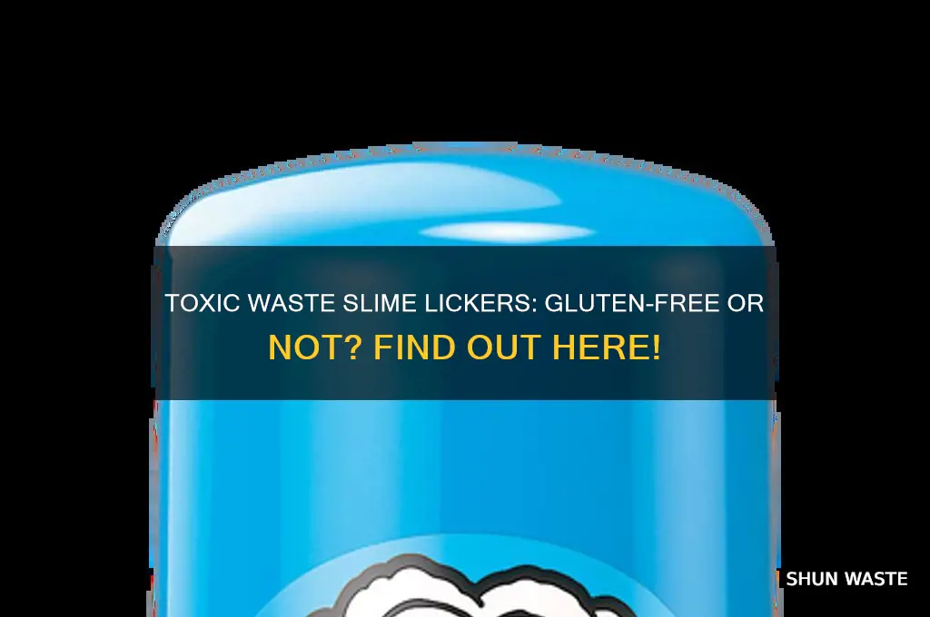are toxic waste slime lickers gluten free
