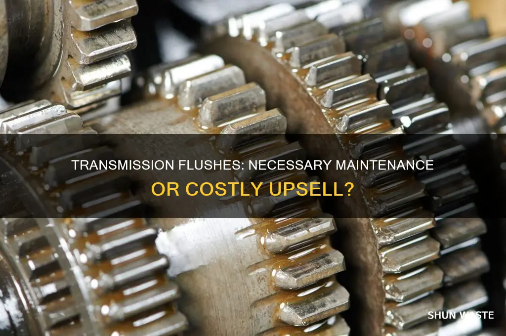 are transmission flushes a waste of money