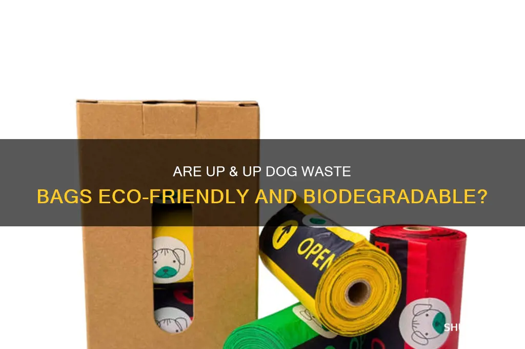 are up and up dog waste bags biodegradable