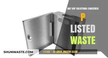 Are VAP Solutions Classified as P-Listed Hazardous Waste?