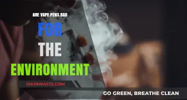 Vape Pens and Their Environmental Impact: A Sustainable Concern?