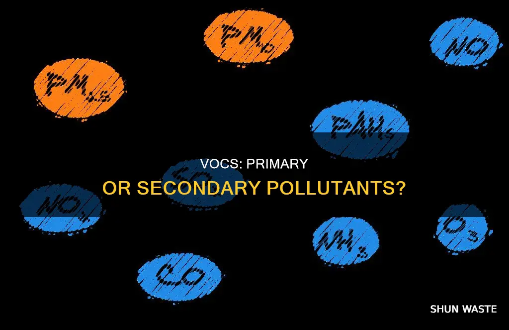 are vocs primary or secondary pollutants