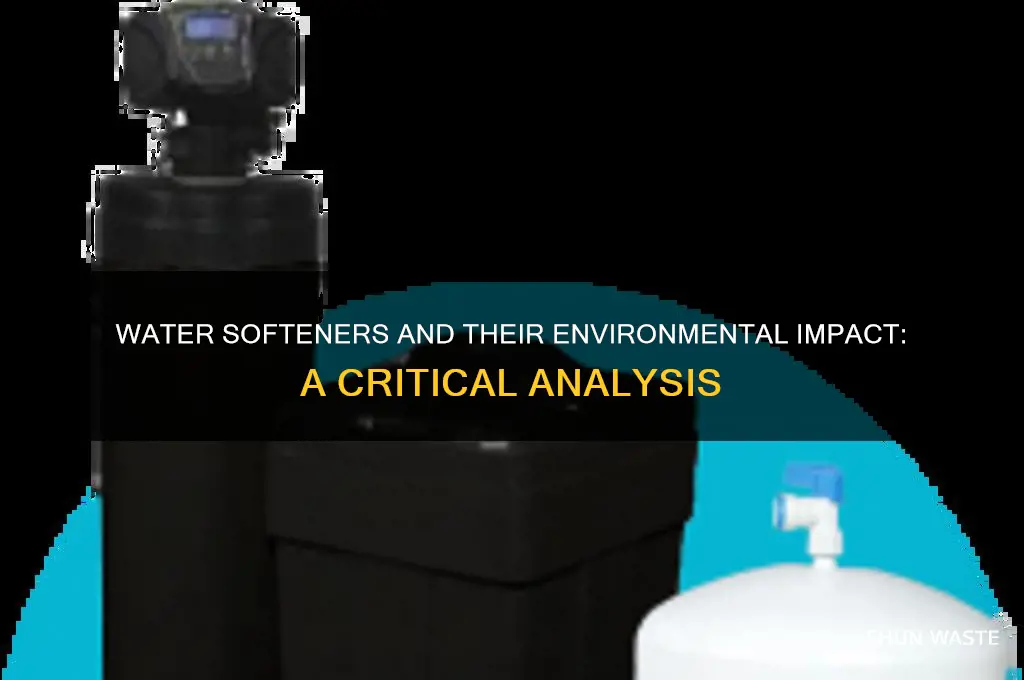 are water softeners bad for environment