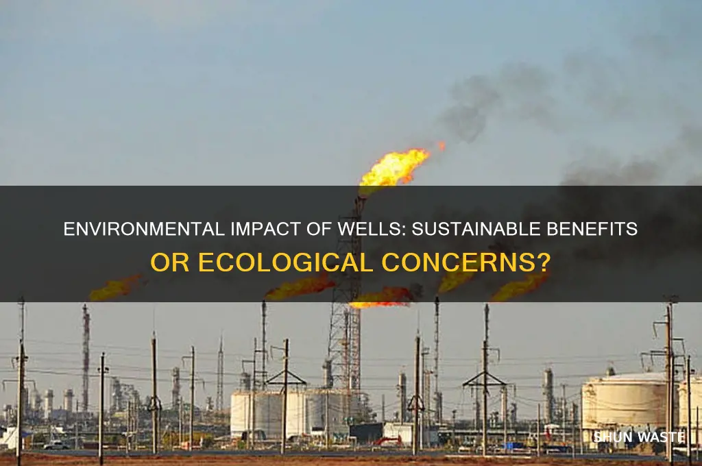 are wells good for the environment