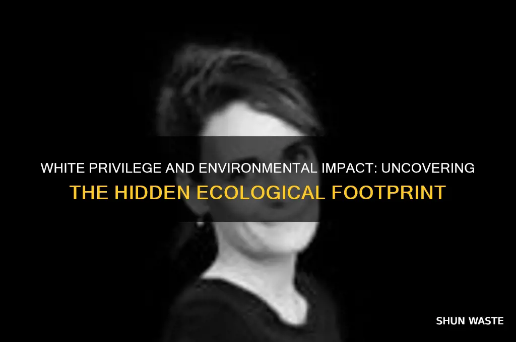 are white people bad for the environment