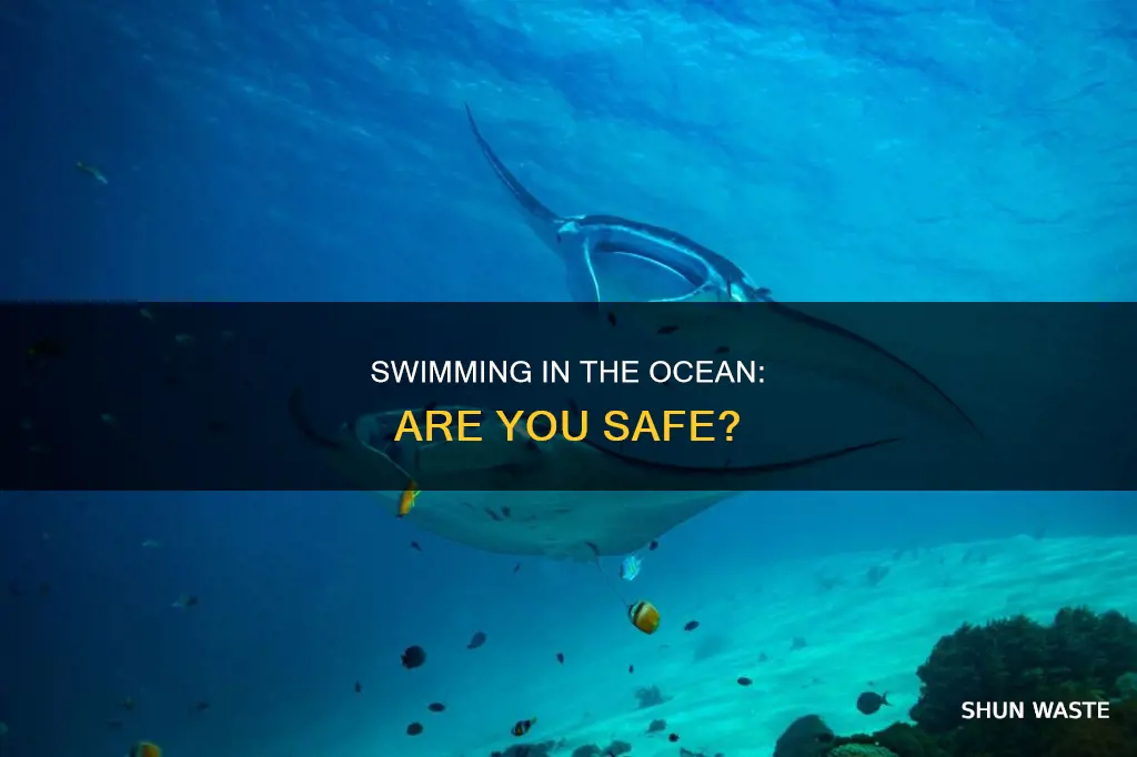 are you exposed to pollution by swimming in the ocean