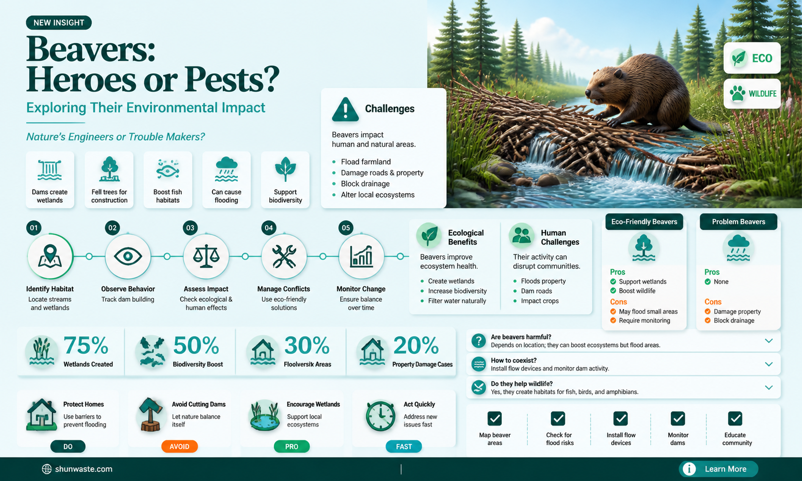 are beavers harmful or helpful to their environment