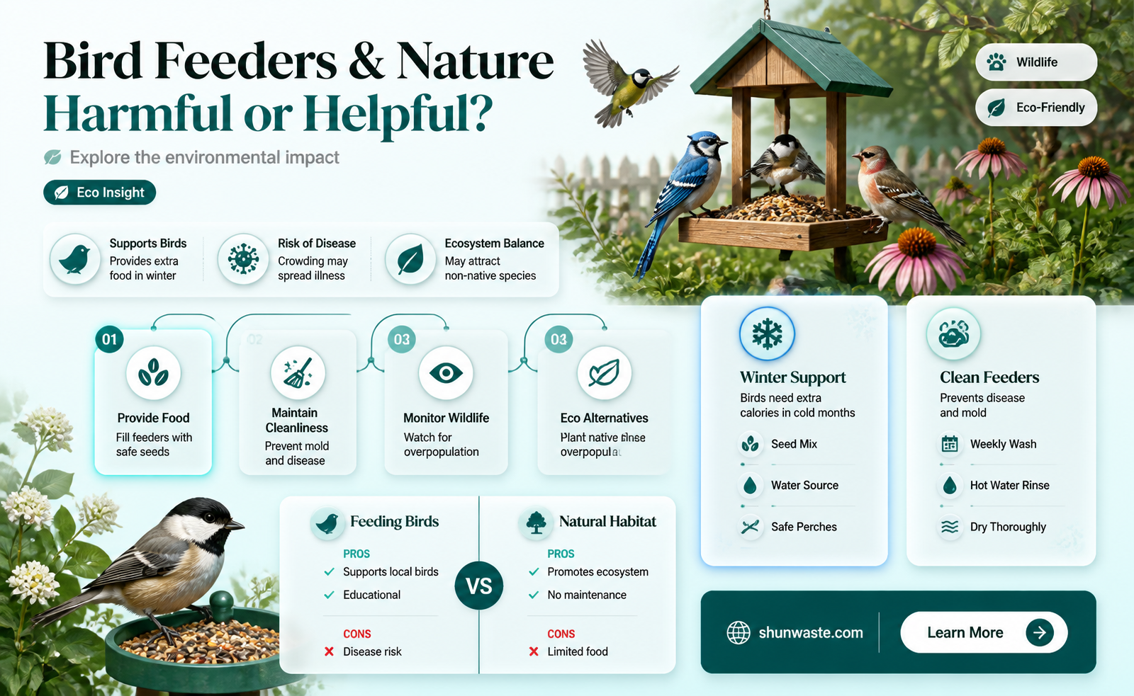 are bird feeders bad for the environment