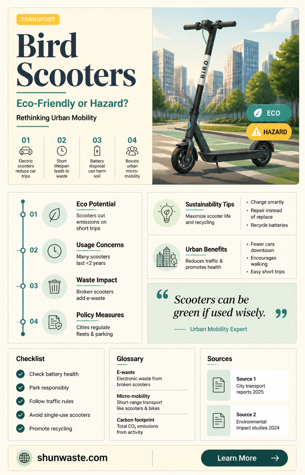 are bird scooters bad for the environment
