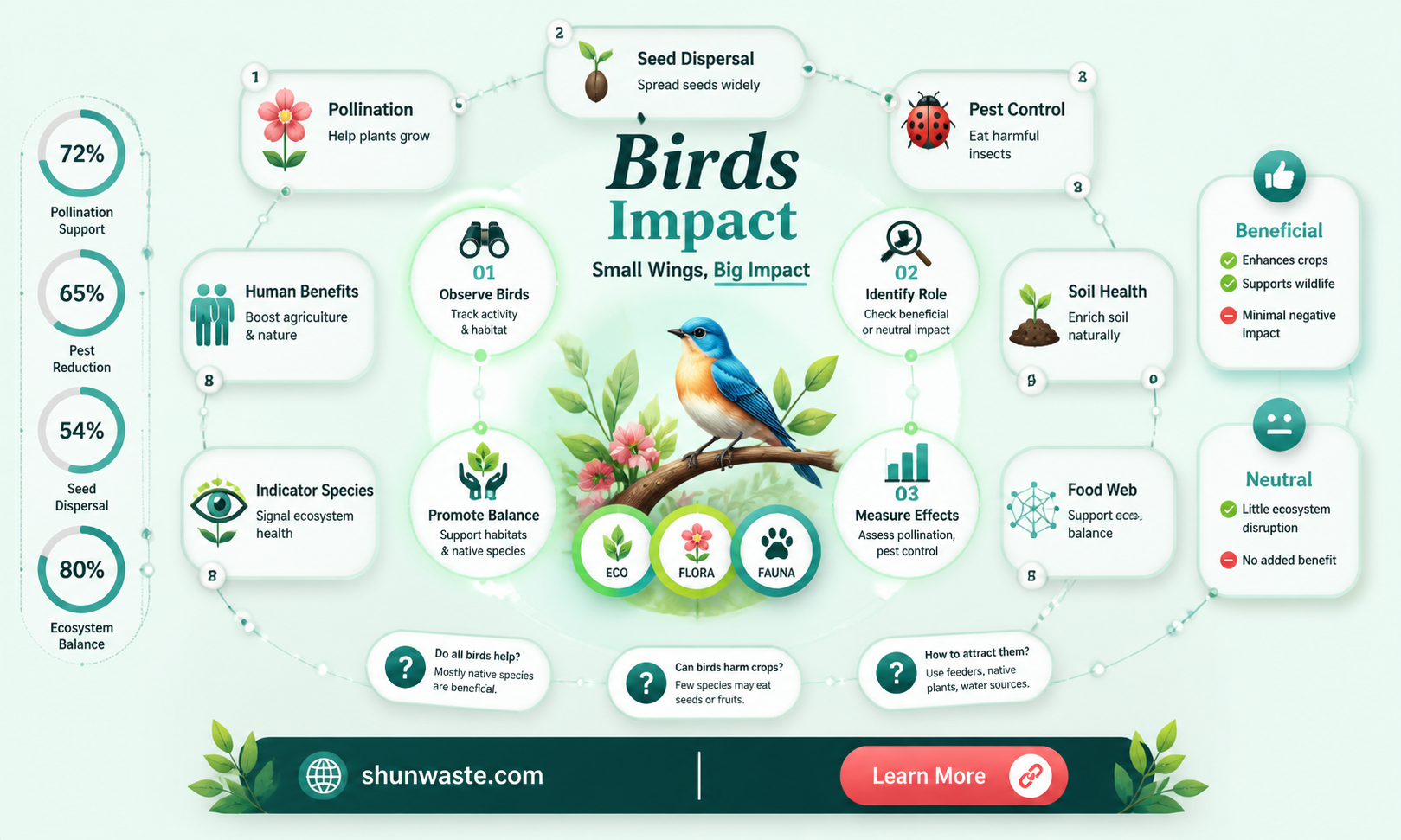 are birds good for the environment