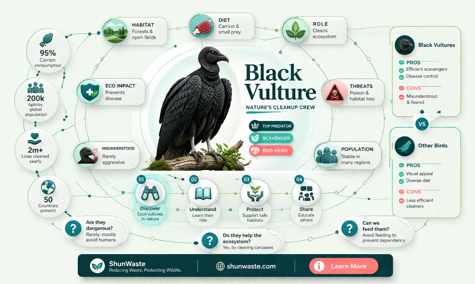 are black vultures good for the environment
