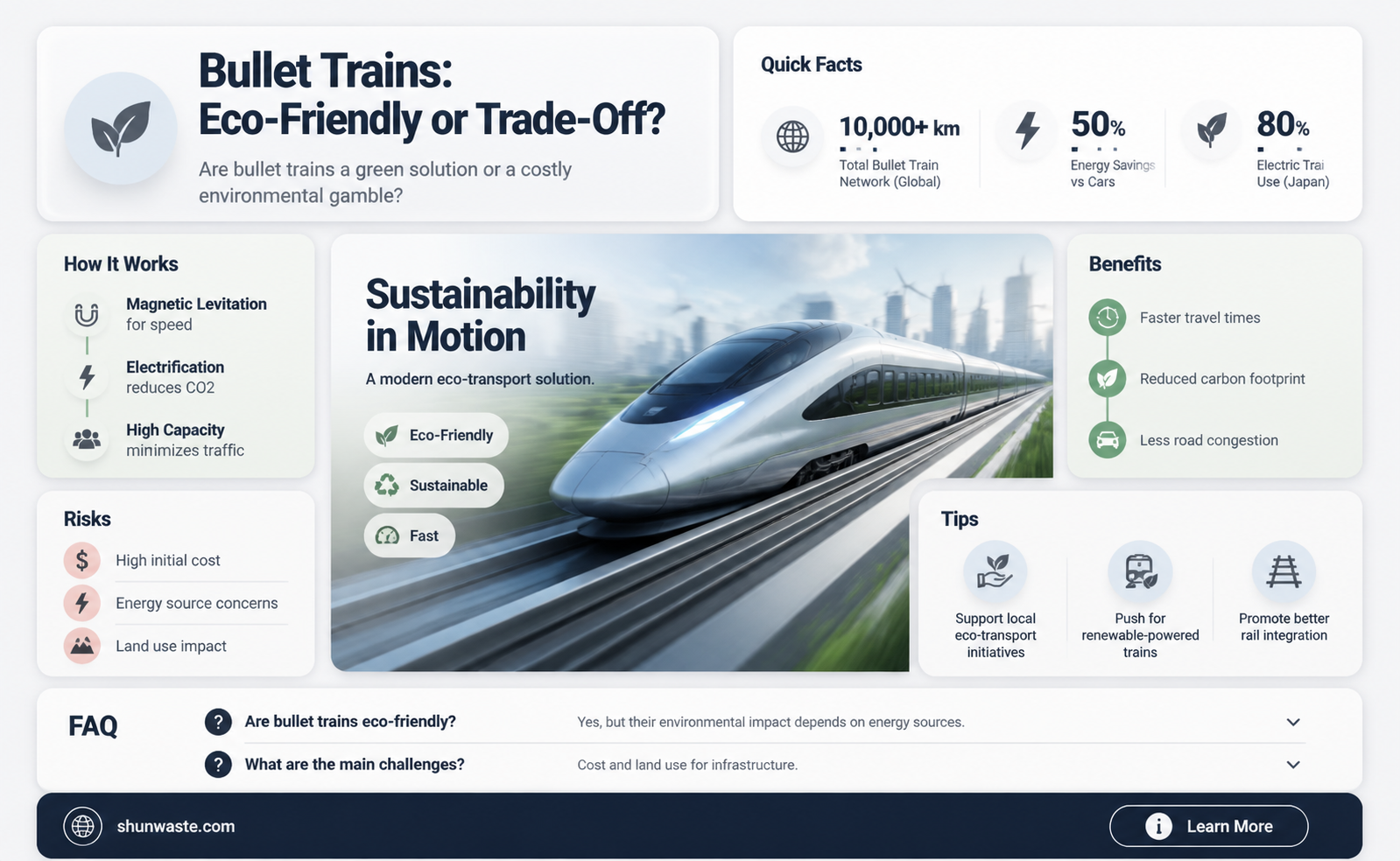 are bullet trains good for the environment