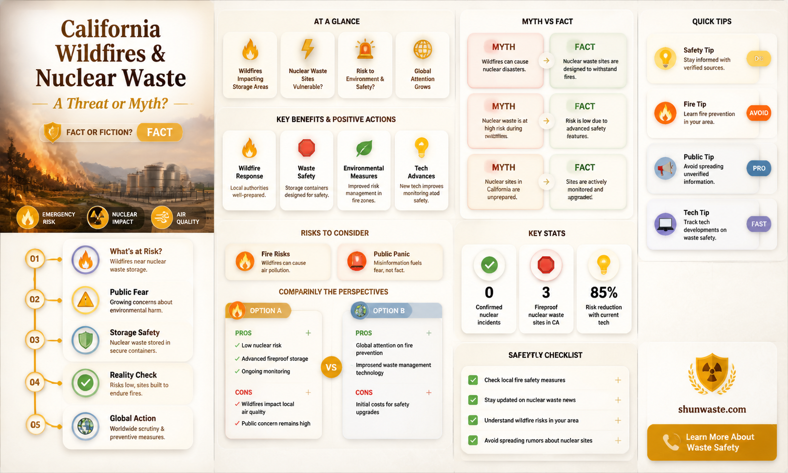 are california wildfires really burning through a nuclear waste site