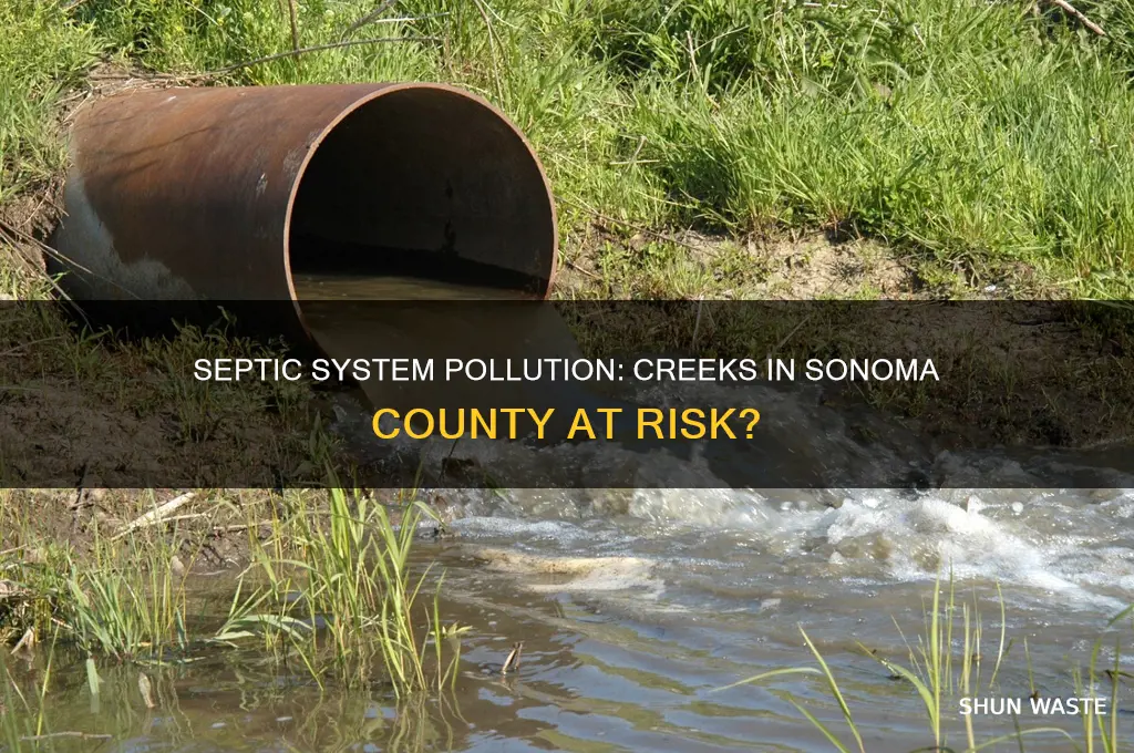 can a failing septic system pollute creek sonoma county