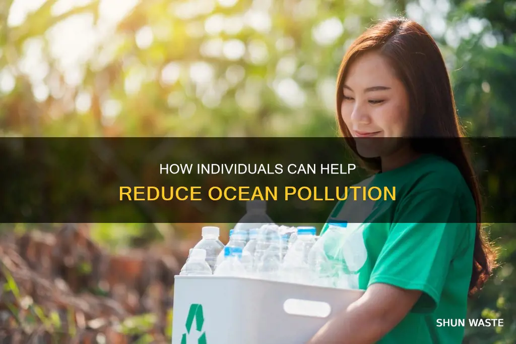 can a person help with ocean pollution