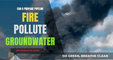 Propane Pipeline Fire: Groundwater Pollution Risk?