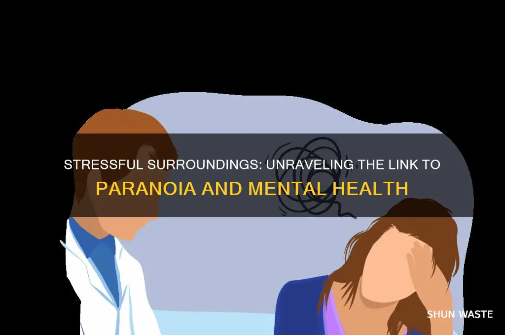 can a stressful environment cause paranoia