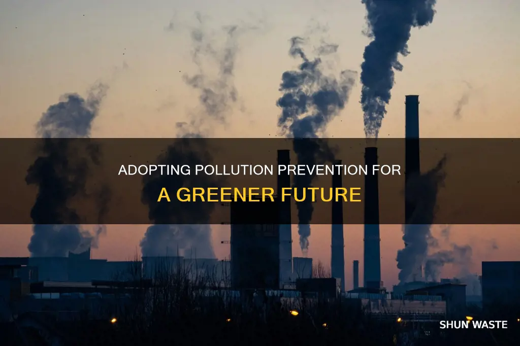 can adoption of pollution prevention