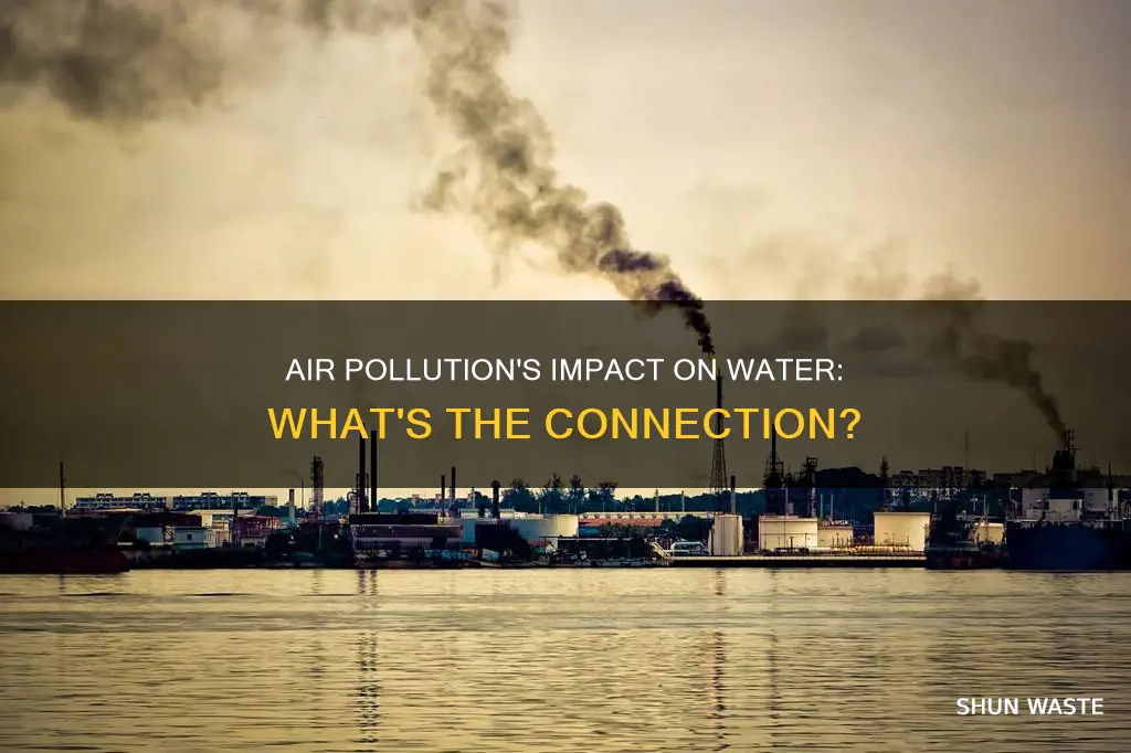 can air pollution affect water