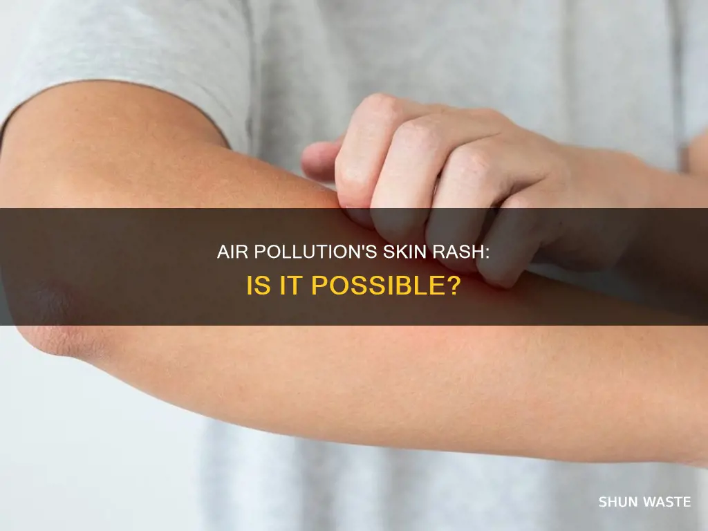 can air pollution cause skin rash