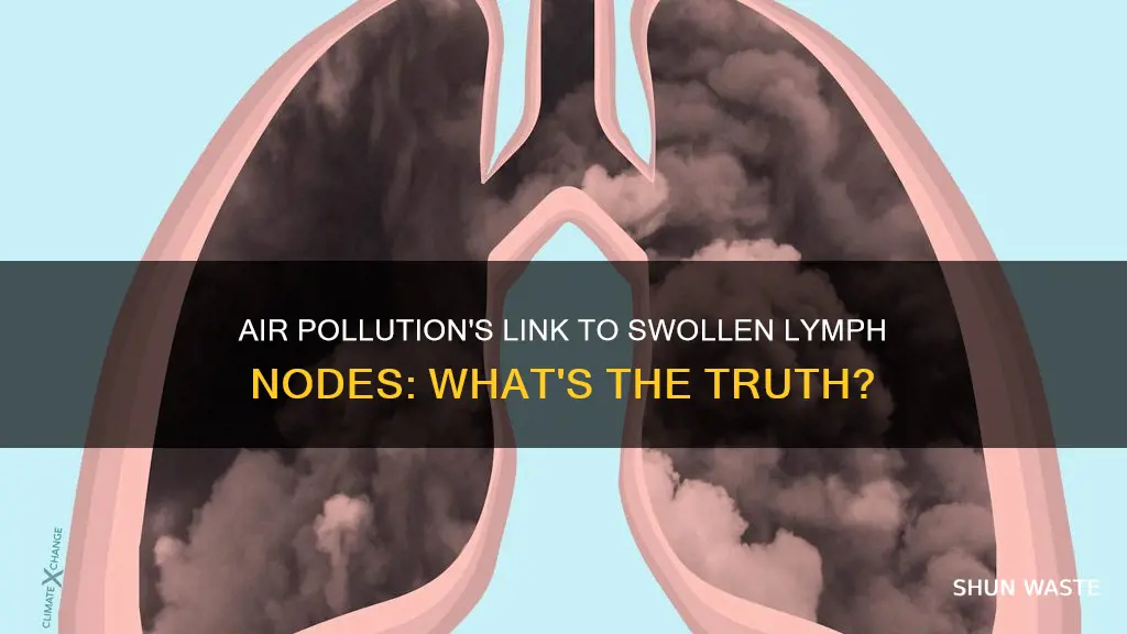 can air pollution cause swollen lymph nodes