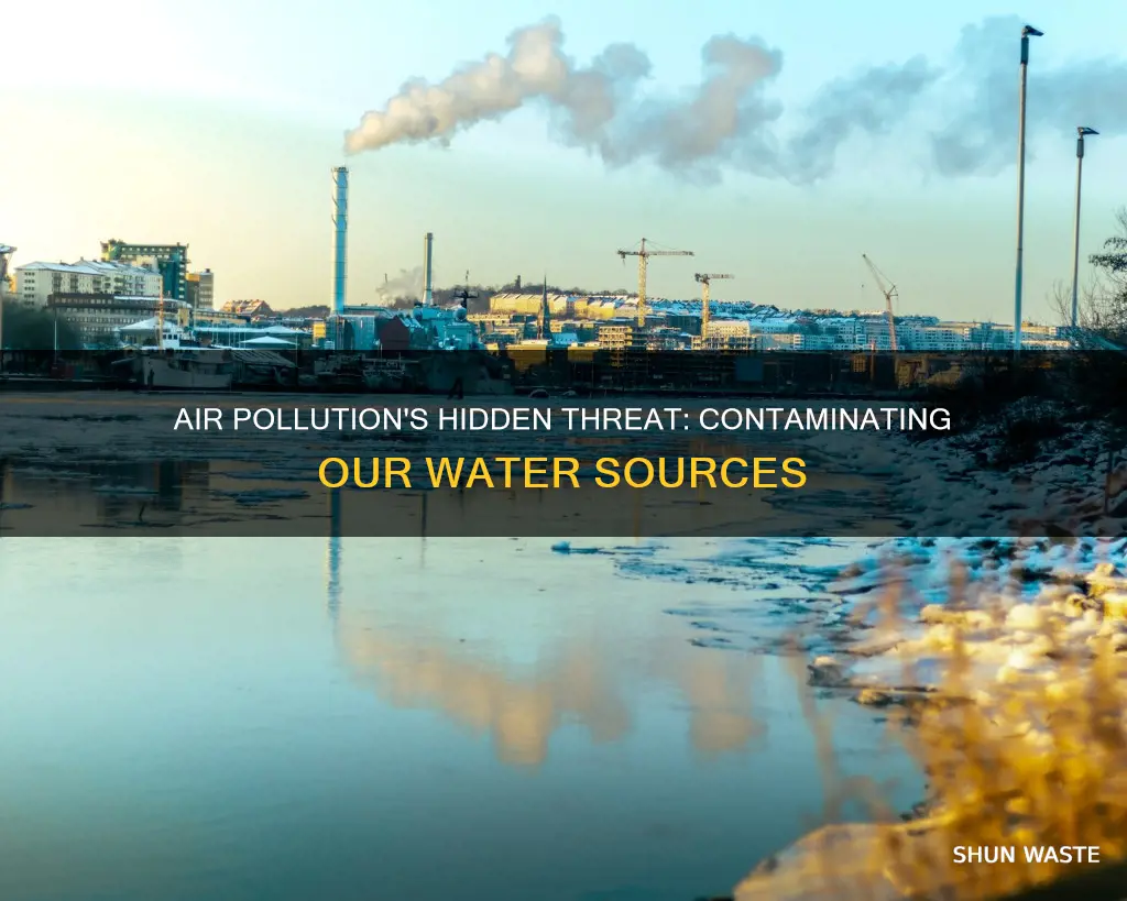 can air pollution contaminate water