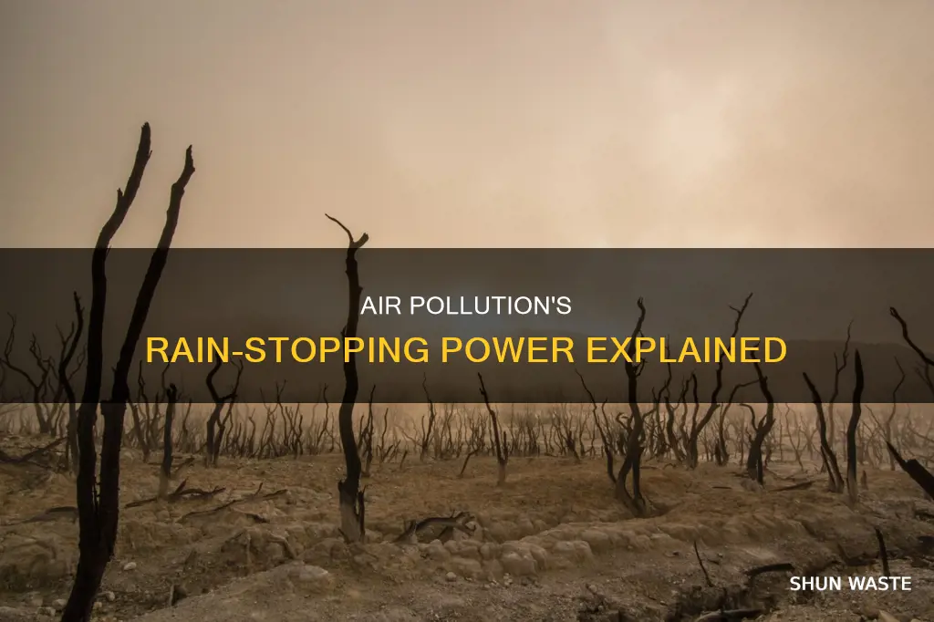 can air pollution stop rain