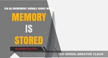 Environment Variables: Can They Alter Memory Storage Locations?