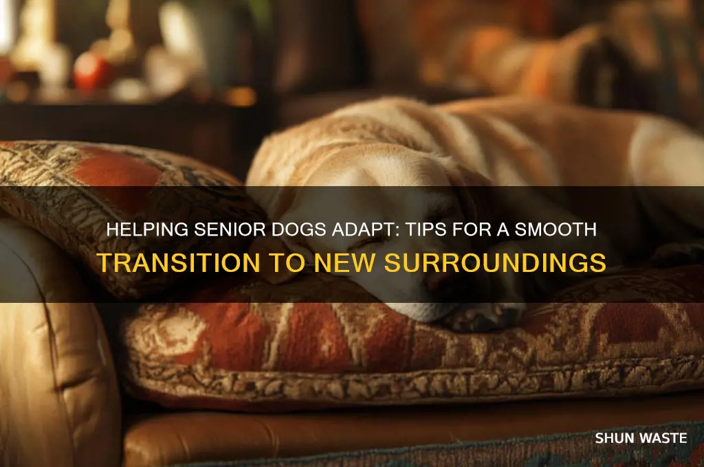 can an old dog get used to new environment